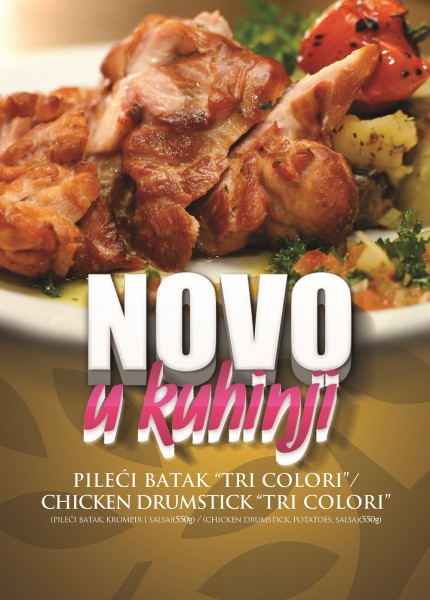 Novo - pileći batak Tri colori